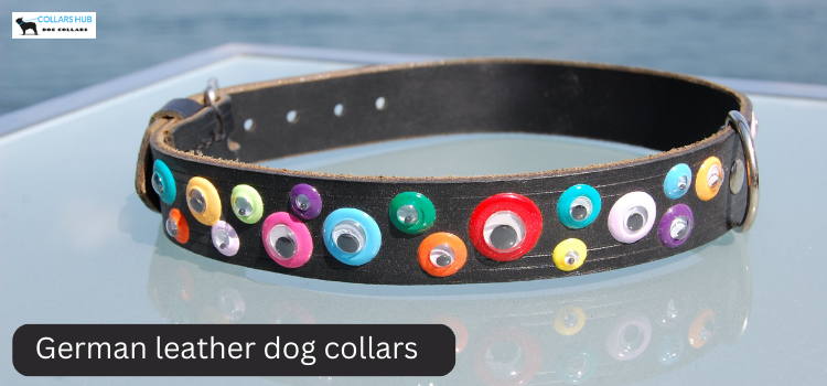 German leather dog collars